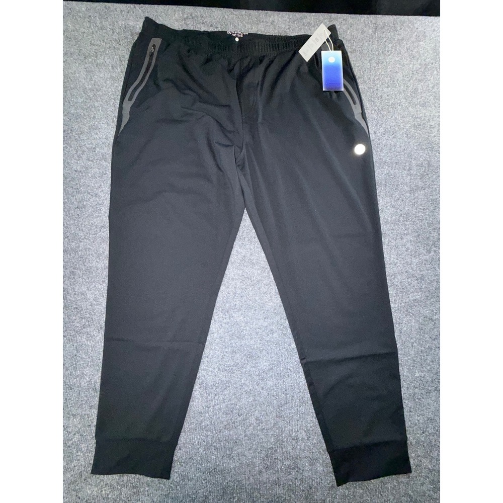 Outerknown Active Men XXL Pitch Black Deltapeak Performance Pants 1690002